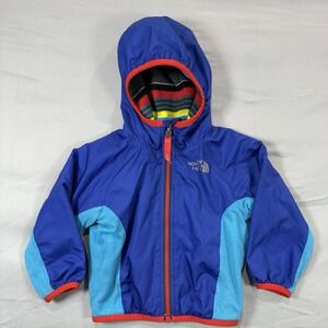 The North‎ Face Reversible Jacket 3-6Months Unisex Multicolor Blue